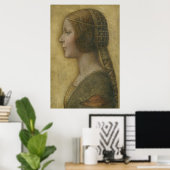 Die schöne Prinzessin (von Leonardo da Vinci) Poster (Heimbüro)