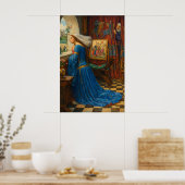 Die schöne Rosamund von John William Waterhouse Poster (Küche)