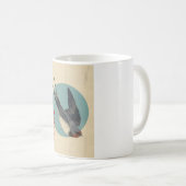 Die schöne Schwalbe Kaffeetasse (VorderseiteRechts)