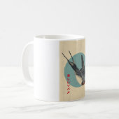 Die schöne Schwalbe Kaffeetasse (Vorderseite Links)