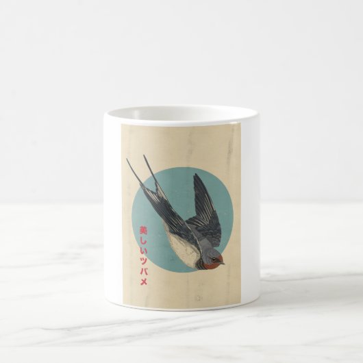 Die schöne Schwalbe Kaffeetasse (Mittel)
