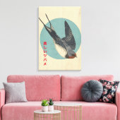 Die schöne Schwalbe Leinwanddruck (Insitu (Wohnzimmer))