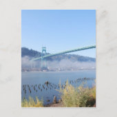 Die schöne St. Johns Bridge Postkarte (Vorderseite)