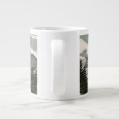 Die schöne Winter-Skilandschaft Jumbo-Tasse (Rückseite)