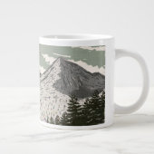 Die schöne Winter-Skilandschaft Jumbo-Tasse (Rechts)
