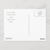 Die schönen kanadischen Rockies Postkarte (Rückseite)