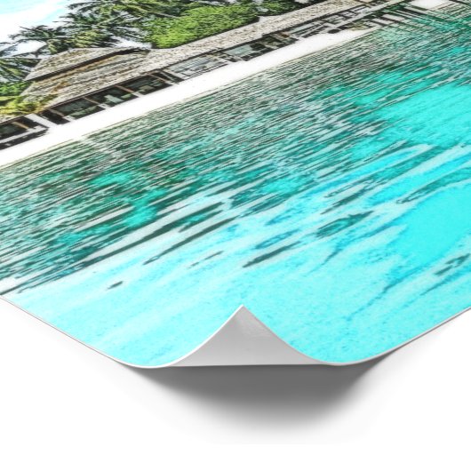 Die schönen Malediven Poster (Ecke)