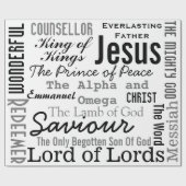 Die schönen Namen Jesu Geschenkpapier (Flach)