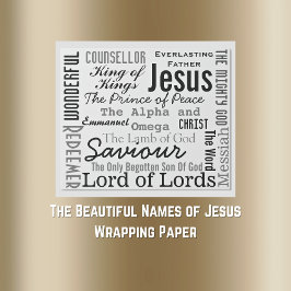 Die schönen Namen Jesu Geschenkpapier