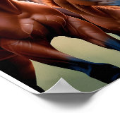 Die Schönheit amerikanischer Pferde Poster (Ecke)