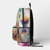 Die Schönheit der Blume Bedruckter Rucksack (Rechts)