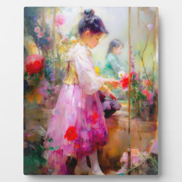 Die Schönheit der Blume Fotoplatte