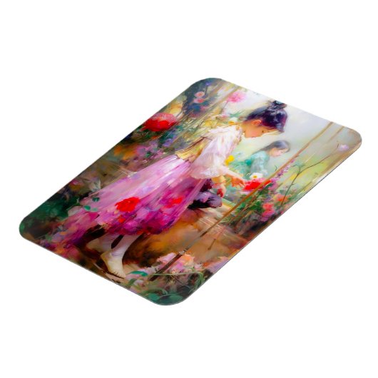 Die Schönheit der Blume Magnet (Linke Seite)