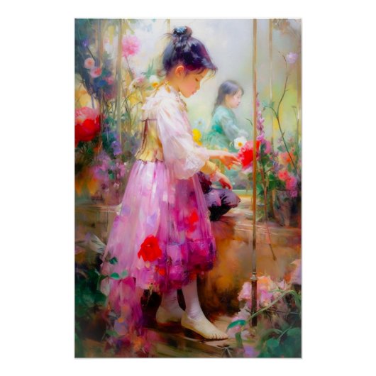 Die Schönheit der Blume Poster (Vorderseite)