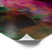 Die Schönheit der Blume Poster (Ecke)