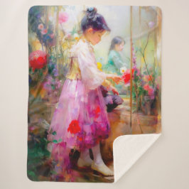 Die Schönheit der Blume Sherpadecke