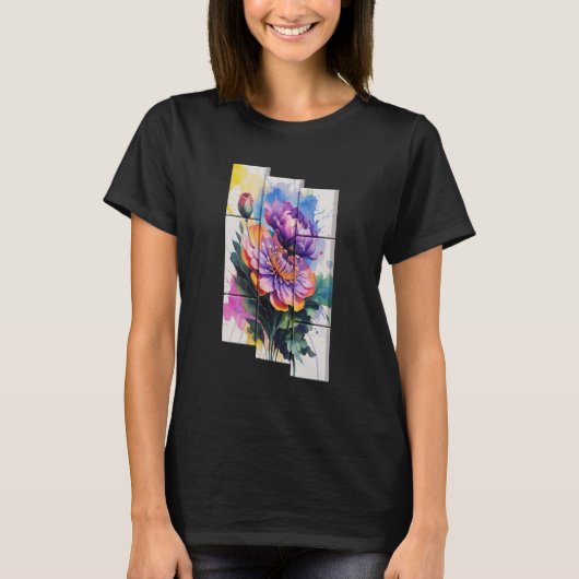 Die Schönheit der Blume T-Shirt (Vorderseite)