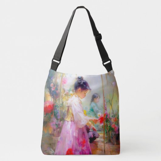Die Schönheit der Blume Tragetaschen Mit Langen Trägern (Vorderseite)