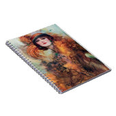 Die Schönheit der grünen Augen Notizblock (Rechte Seite)