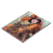 Die Schönheit der grünen Augen Notizblock (Linke Seite)