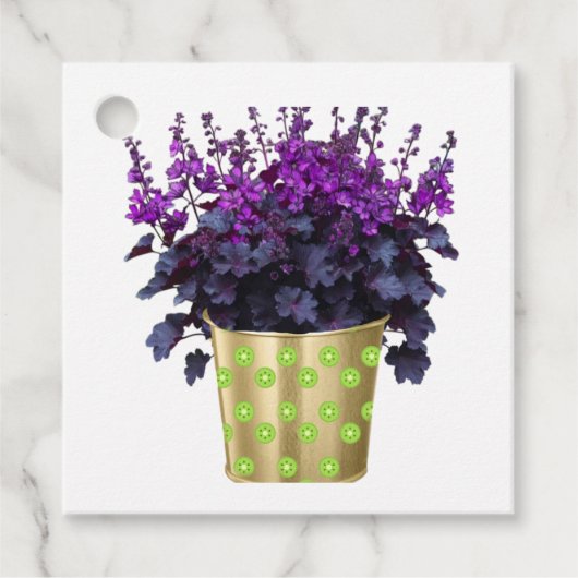 Die Schönheit der Häuser und Blume Geschenkanhänger (Vorderseite)