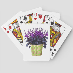 Die Schönheit der Häuser und Blume Spielkarten