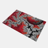 Die Schönheit der Mandelbrots Door Mat Fußmatte (Schrägansicht)
