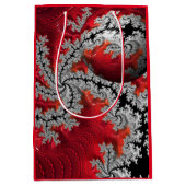 Die Schönheit der Mandelbrots-Geschenktasche Mittlere Geschenktüte (Vorderseite)