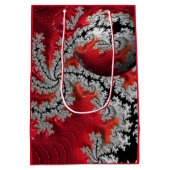 Die Schönheit der Mandelbrots-Geschenktasche Mittlere Geschenktüte (Rückseite)
