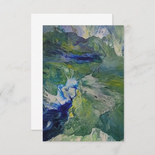 Die Schönheit der Natur Dankeskarte (Vorne/Hinten)