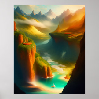 Die Schönheit der Natur in all ihren Farben Poster