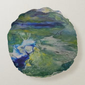Die Schönheit der Natur Rundes Kissen (Rückseite)