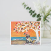 die Schönheit der Orange Postkarte (Stehend Vorderseite)