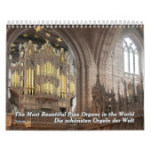 Die Schönheit der Orgeln - Ein Orgel Kalender (Titelbild)