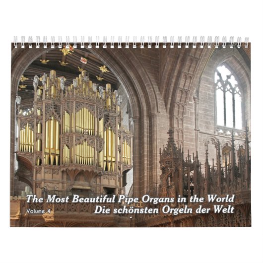 Die Schönheit der Orgeln - Ein Orgel Kalender (Titelbild)