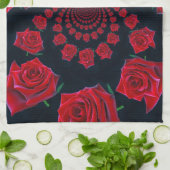 Die Schönheit der Rose: Die Fantasie der Blumen Handtuch (Gefaltet)