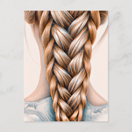 Die Schönheit der verschiedenen Frisuren bei Fraue Postkarte (Vorderseite)