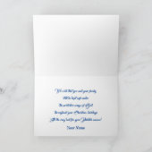 Die Schönheit der Weihnachtsgrußkarte Karte (Innenseite)