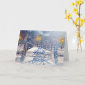 Die Schönheit der Weihnachtsgrußkarte Karte (Gelbe Blume)