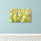 Die Schönheit der wilden Blume auf dem Land Leinwanddruck (Insitu (Holzboden))