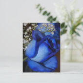 Die Schönheit des Blauen Postkarte (Stehend Vorderseite)