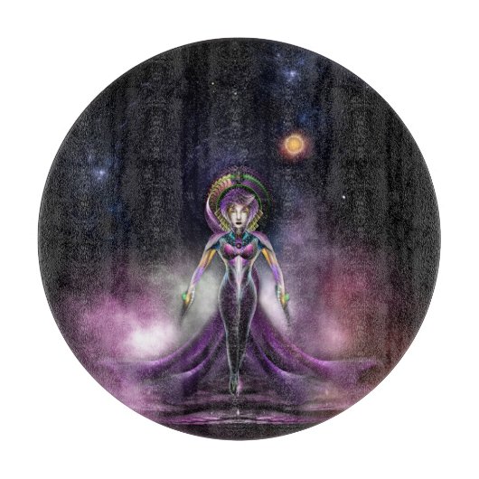 Die Schönheit des Fraktals von Trilia Schneidebrett (Vorderseite)