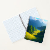 Die Schönheit des grünen Tales Notizblock (Innenseite)