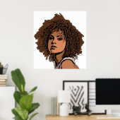 Die Schönheit des Haar-Posters Poster (Heimbüro)
