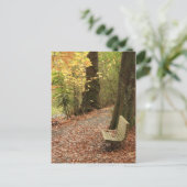 Die Schönheit des Herbstes Postkarte (Stehend Vorderseite)