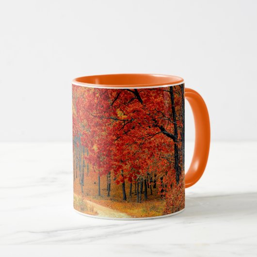 Die Schönheit des Herbstes Tasse (VorderseiteRechts)