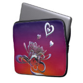 Die Schönheit des Herzens Laptopschutzhülle (Vorderseite Links)