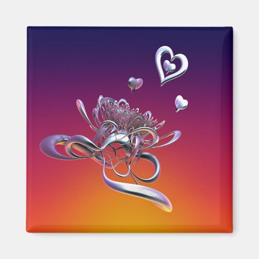 Die Schönheit des Herzens Magnet (Vorne)