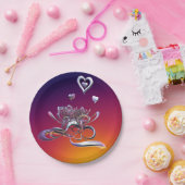 Die Schönheit des Herzens Pappteller (Party)