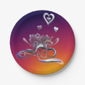 Die Schönheit des Herzens Pappteller (Vorderseite)